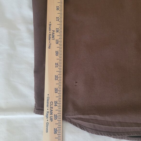 Brown Carhartt Shirt Mens Long Sleeve Size XL - Picture 9 of 15